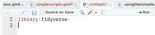 Click the checkbox for `Source on save` Click the checkbox for `Source on save`